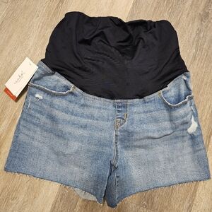 NEW Isabel maternity ingrid and Isabel target maternity jean blue shorts